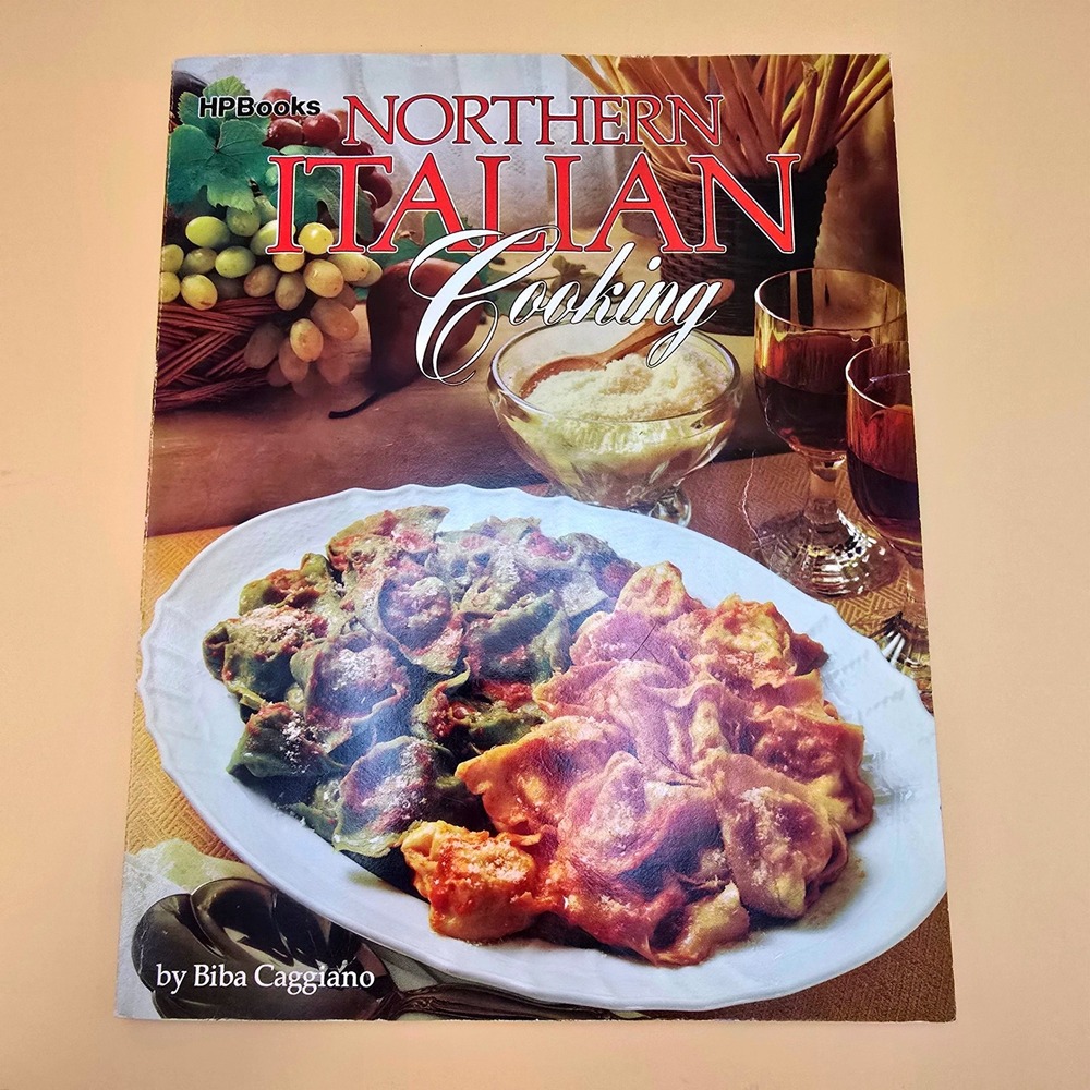 Northern Italian Cooking Biba Caggiano HPBooks 1981 Vintage Cookbook Softcover